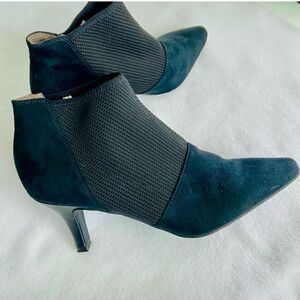 Life Stride Simply Comfort Black Heel Ankle Boot 9.5